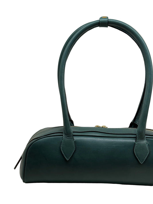 Camilla green leather