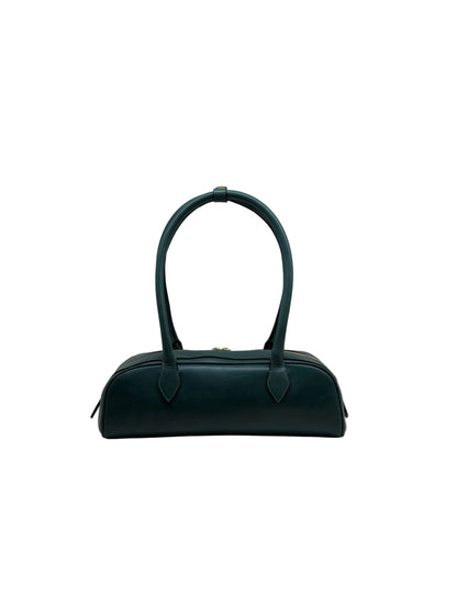 Camilla green leather