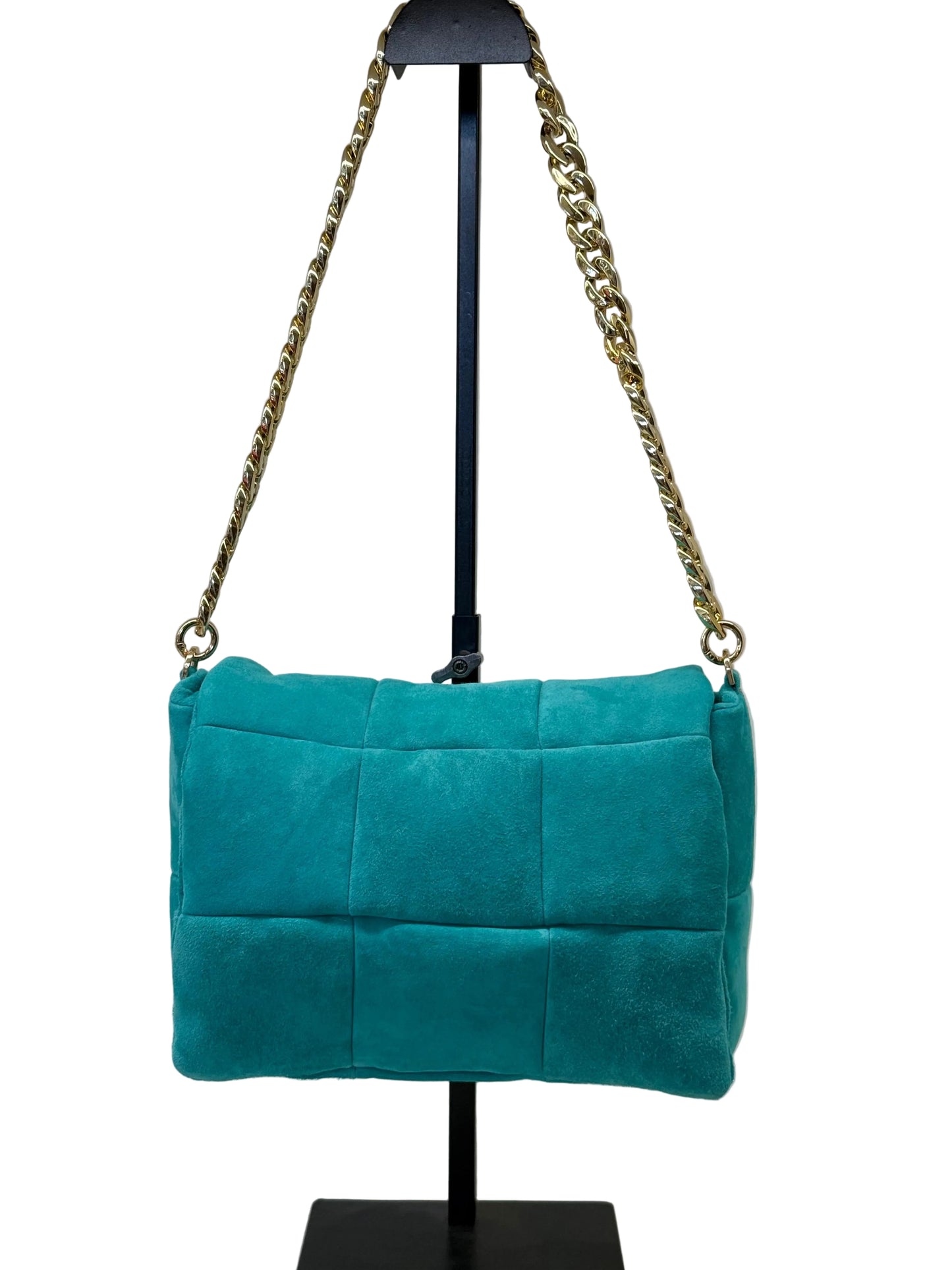 Corinna Small Teal Chamois