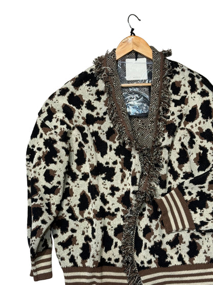 Giacca maglia cow