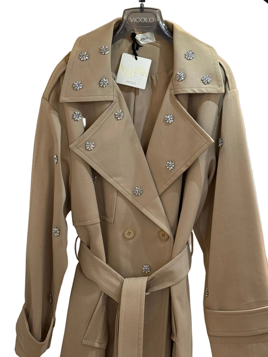 Trench applicazione strass